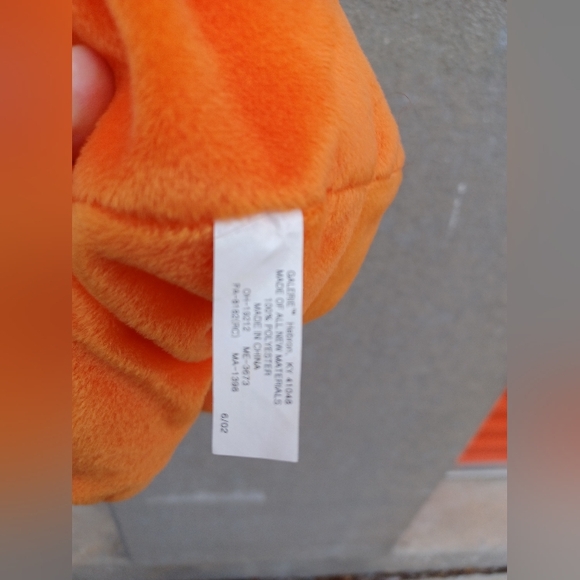 Pre-owned GAC Halloween Teddy Bear Pumpkin Jack O Lantern Plush - Picture 3 of 5